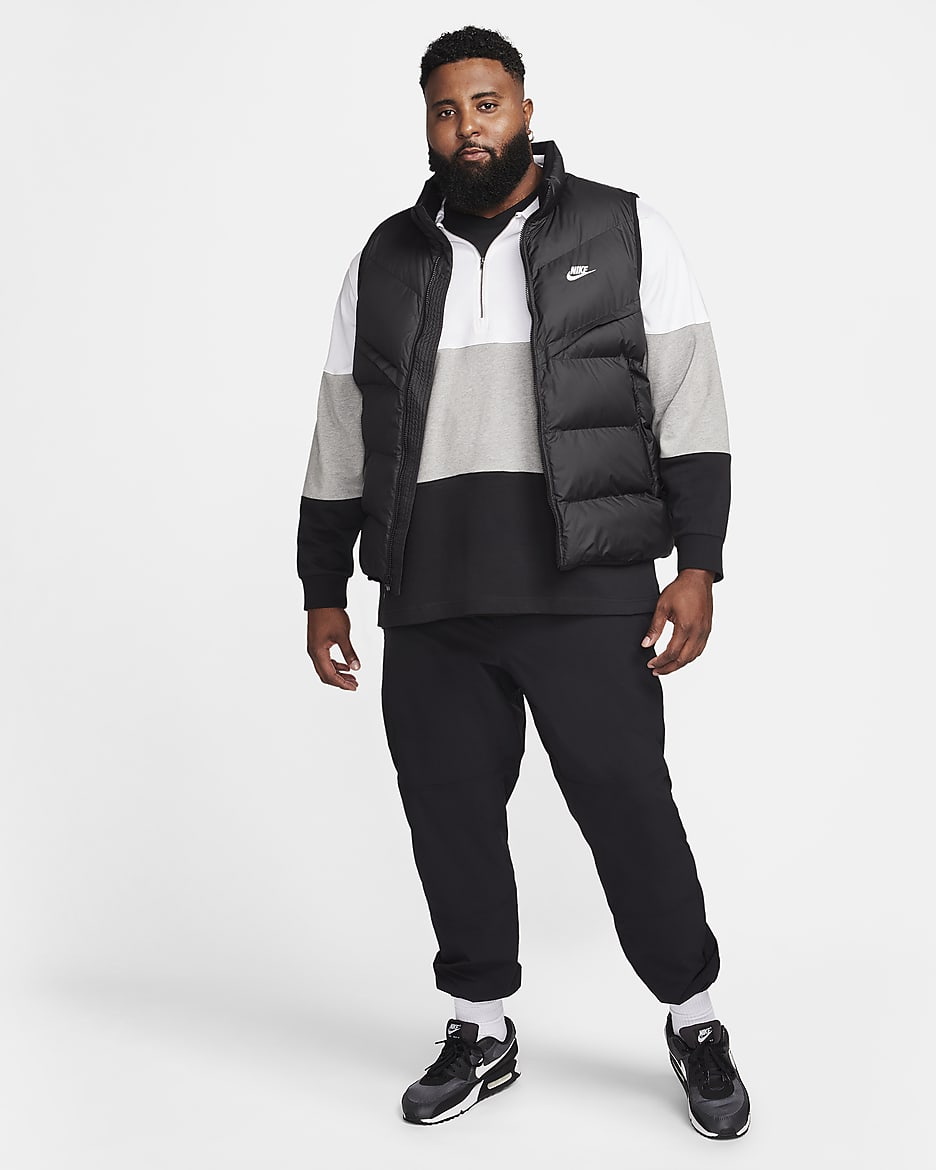 Nike quilted vest best sale